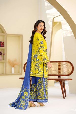 Foggy Forest - 3 Piece Printed Suit - Abeer Rasheed