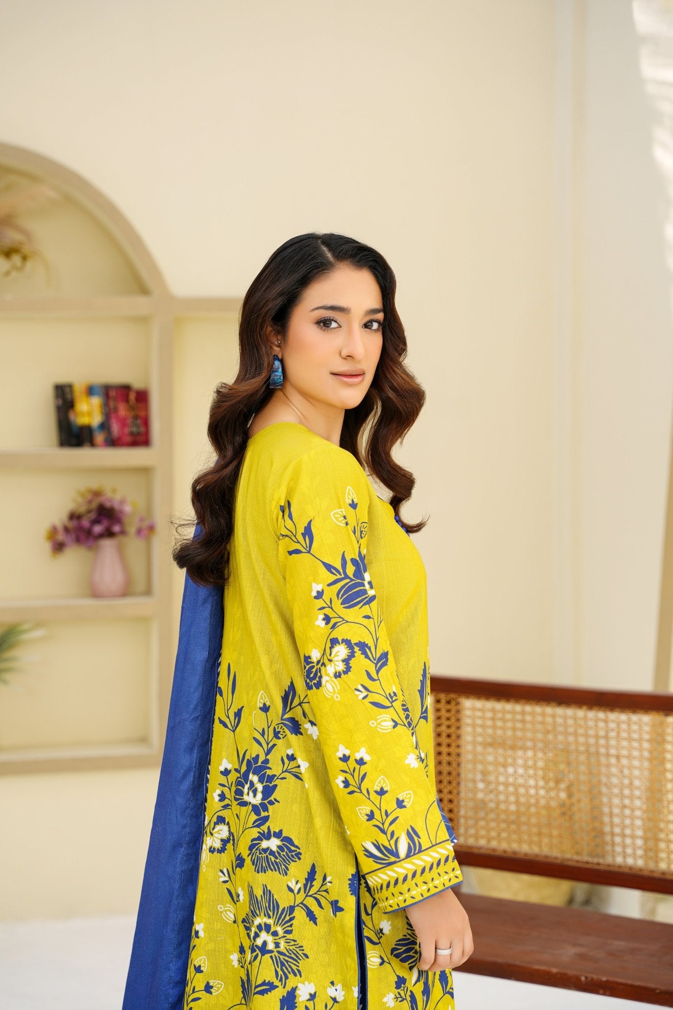 Foggy Forest - 3 Piece Printed Suit - Abeer Rasheed