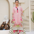 Rose Flurry - 3 Piece Printed Suit - Abeer Rasheed